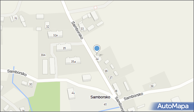 Samborsko, Samborsko, 34/2, mapa Samborsko