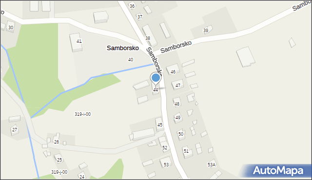 Samborsko, Samborsko, 44, mapa Samborsko