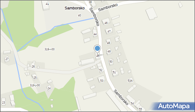 Samborsko, Samborsko, 45, mapa Samborsko