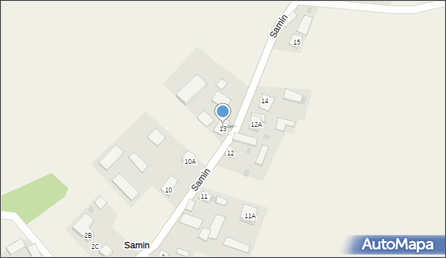 Samin, Samin, 13, mapa Samin