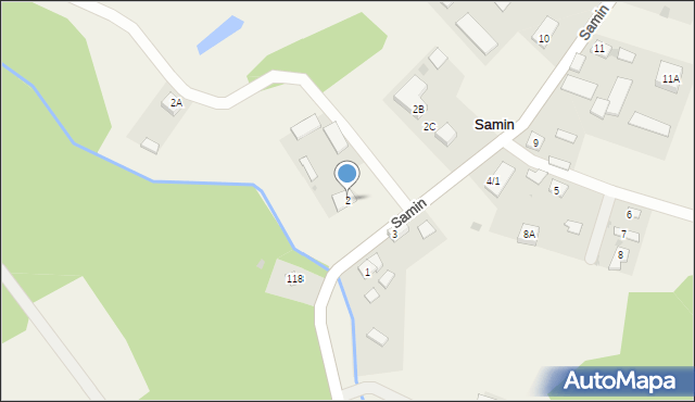 Samin, Samin, 2, mapa Samin