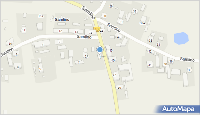 Samlino, Samlino, 1, mapa Samlino