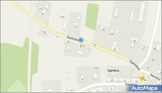 Samlino, Samlino, 15, mapa Samlino