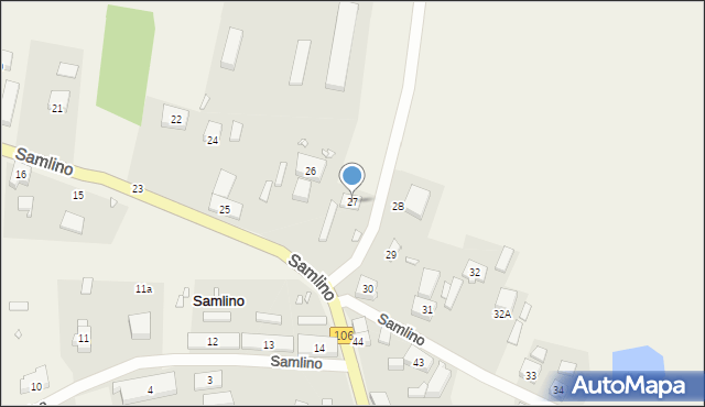 Samlino, Samlino, 27, mapa Samlino