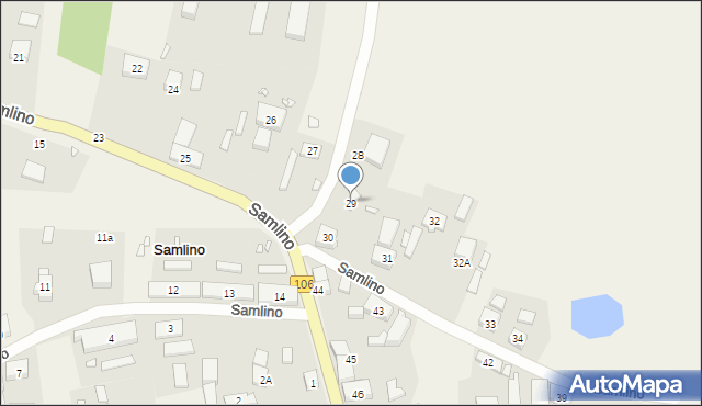 Samlino, Samlino, 29, mapa Samlino