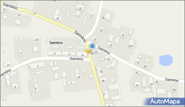 Samlino, Samlino, 44, mapa Samlino