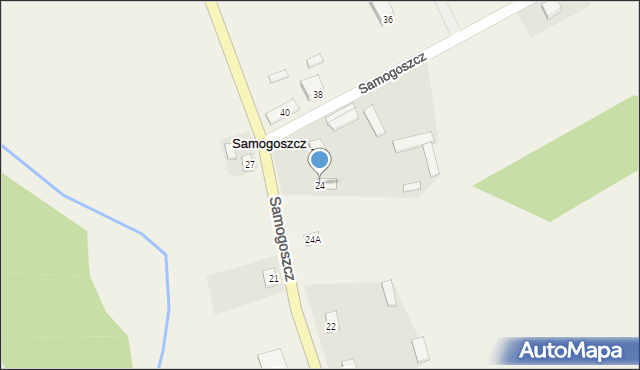 Samogoszcz, Samogoszcz, 24, mapa Samogoszcz