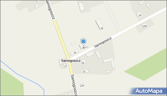 Samogoszcz, Samogoszcz, 38, mapa Samogoszcz