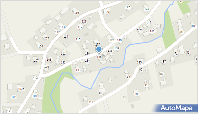 Samoklęski, Samoklęski, 136, mapa Samoklęski