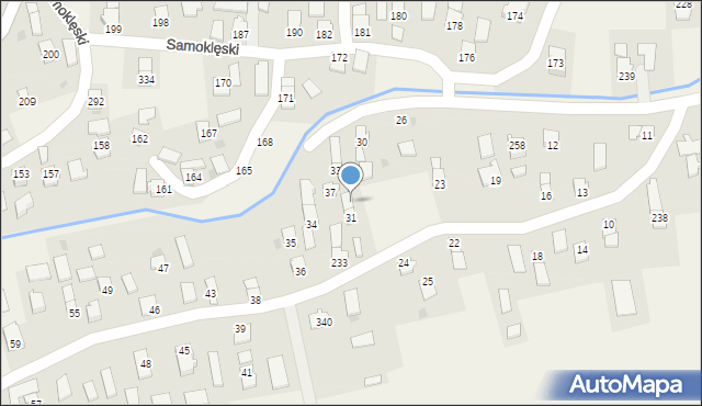 Samoklęski, Samoklęski, 32, mapa Samoklęski