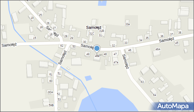 Samołęż, Samołęż, 48a, mapa Samołęż