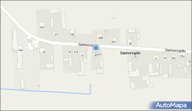 Samorządki, Samorządki, 40, mapa Samorządki