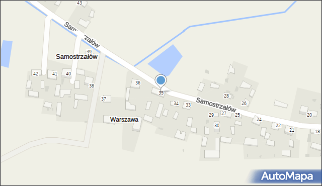 Samostrzałów, Samostrzałów, 35, mapa Samostrzałów