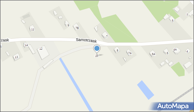 Samotrzask, Samotrzask, 10, mapa Samotrzask