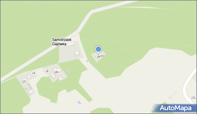 Samotrzask, Samotrzask, 16, mapa Samotrzask