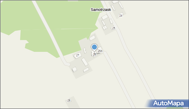 Samotrzask, Samotrzask, 26, mapa Samotrzask