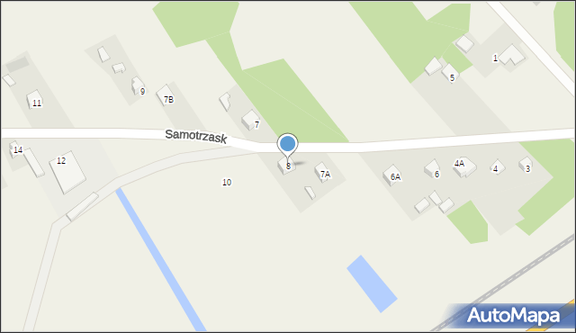 Samotrzask, Samotrzask, 8, mapa Samotrzask