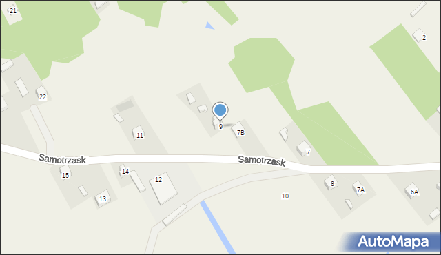 Samotrzask, Samotrzask, 9, mapa Samotrzask