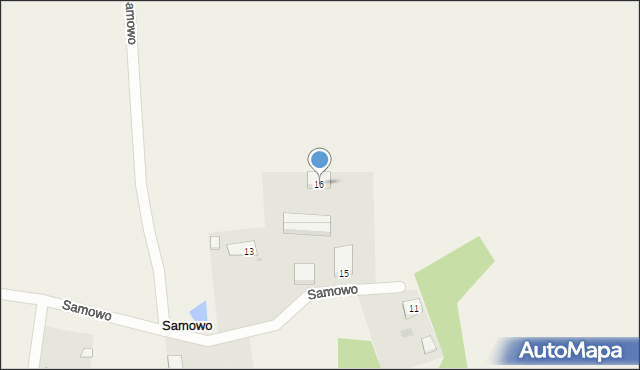Samowo, Samowo, 16, mapa Samowo