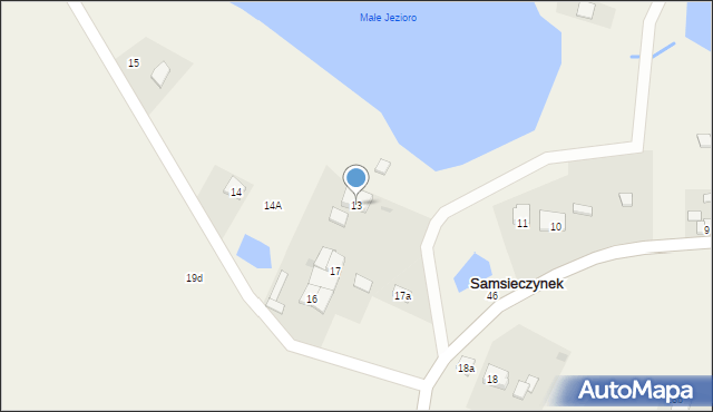 Samsieczynek, Samsieczynek, 13, mapa Samsieczynek