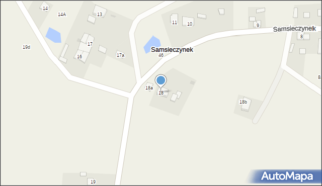 Samsieczynek, Samsieczynek, 18, mapa Samsieczynek