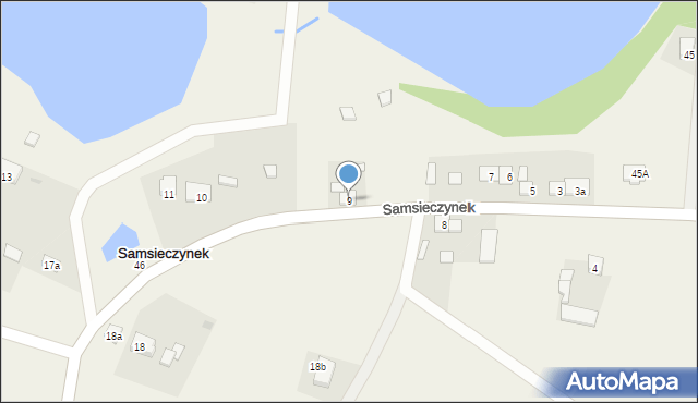 Samsieczynek, Samsieczynek, 9, mapa Samsieczynek