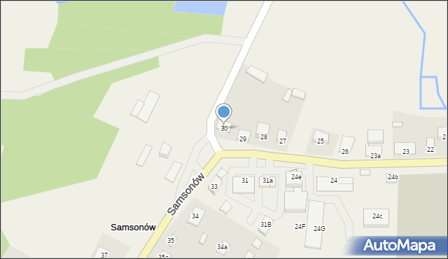 Samsonów, Samsonów, 30, mapa Samsonów