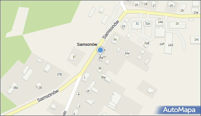 Samsonów, Samsonów, 35a, mapa Samsonów