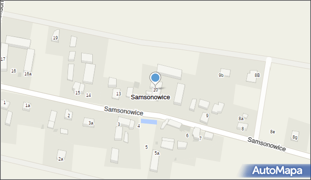 Samsonowice, Samsonowice, 10, mapa Samsonowice