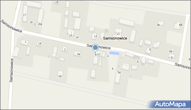 Samsonowice, Samsonowice, 3, mapa Samsonowice