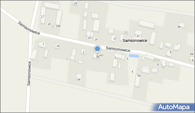 Samsonowice, Samsonowice, 3a, mapa Samsonowice