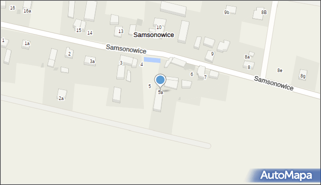 Samsonowice, Samsonowice, 5a, mapa Samsonowice