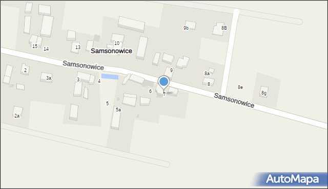 Samsonowice, Samsonowice, 7, mapa Samsonowice