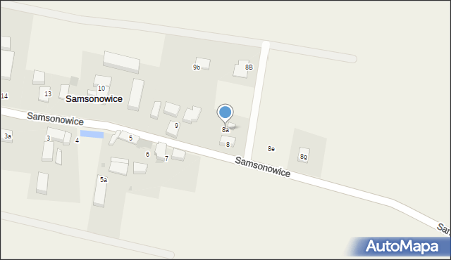 Samsonowice, Samsonowice, 8a, mapa Samsonowice