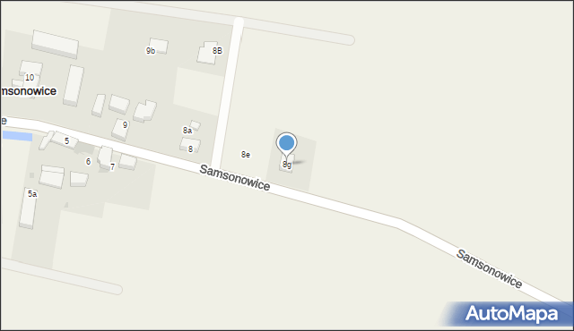 Samsonowice, Samsonowice, 8g, mapa Samsonowice