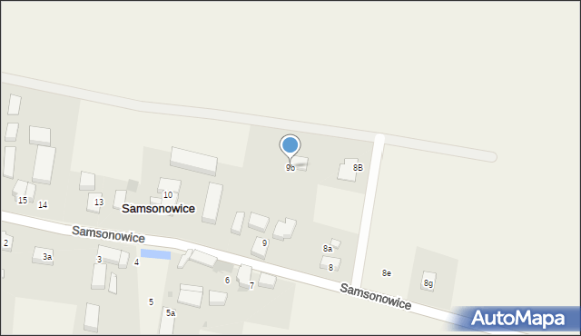 Samsonowice, Samsonowice, 9b, mapa Samsonowice