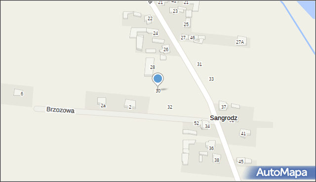 Sangrodz, Sangrodz, 30, mapa Sangrodz