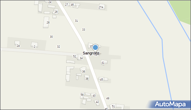 Sangrodz, Sangrodz, 51, mapa Sangrodz