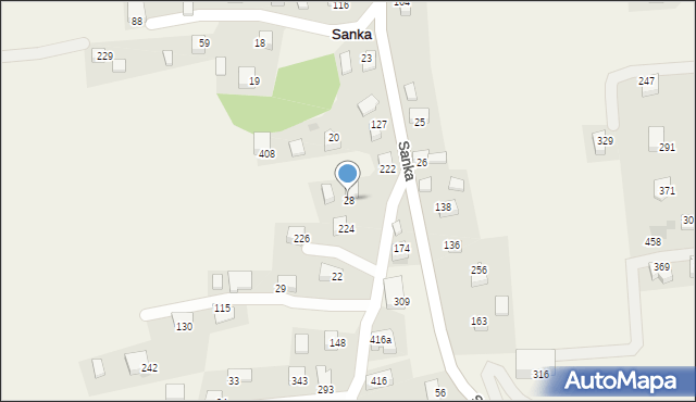 Sanka, Sanka, 28, mapa Sanka