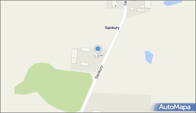 Sankury, Sankury, 5, mapa Sankury