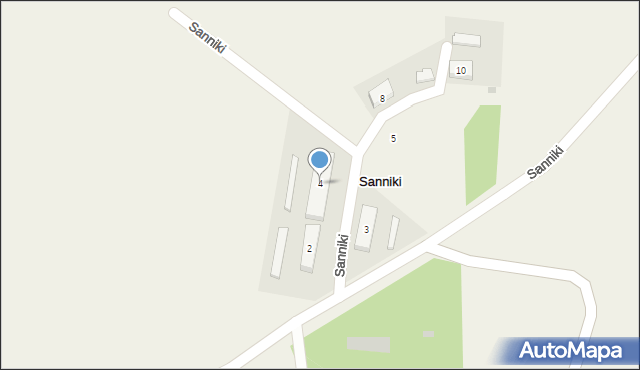 Sanniki, Sanniki, 4, mapa Sanniki