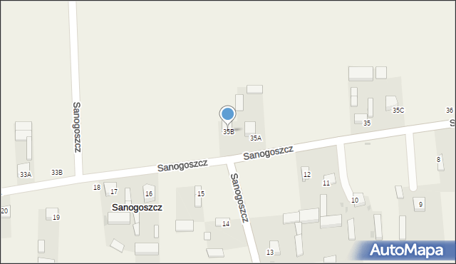 Sanogoszcz, Sanogoszcz, 35B, mapa Sanogoszcz