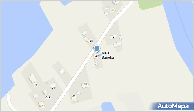 Sanoka, Sanoka, 49, mapa Sanoka