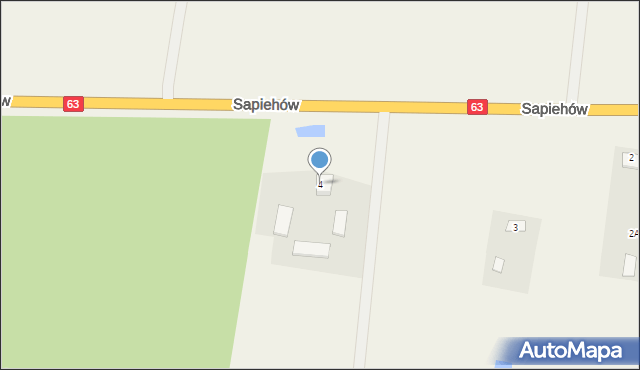 Sapiehów, Sapiehów, 4, mapa Sapiehów