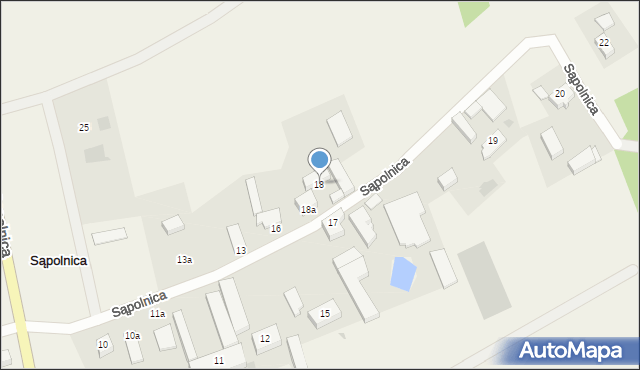 Sąpolnica, Sąpolnica, 18, mapa Sąpolnica