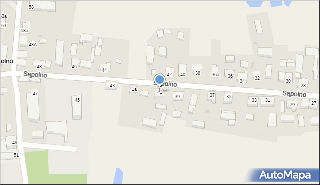 Sąpolno, Sąpolno, 41, mapa Sąpolno