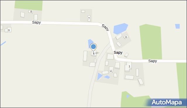Sapy, Sapy, 5, mapa Sapy