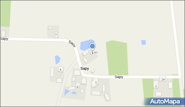 Sapy, Sapy, 6, mapa Sapy