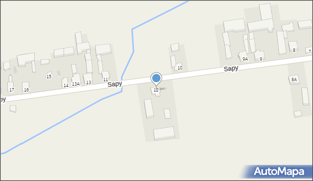 Sapy, Sapy, 12, mapa Sapy