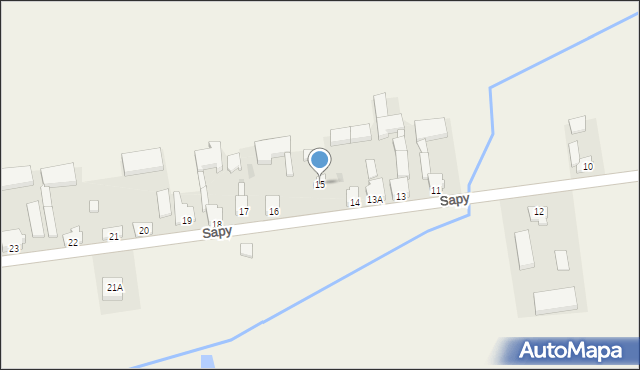 Sapy, Sapy, 15, mapa Sapy